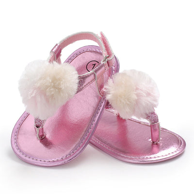 Summer style 0-1 year old baby shoe clip sandals
