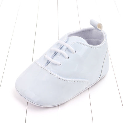 Non-slip rubber sole PU leather shoe laces